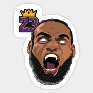 LE BRON ART Sticker